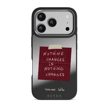 Nothing Changes - iPhone 17 Pro Case, Elite Mirror Dark (MagSafe) / Gunmetal