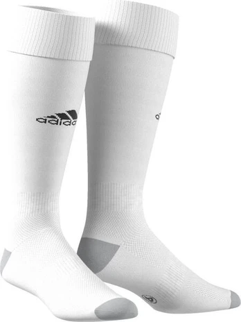 Futbolininkų kojinės Adidas Milano, baltos, 46-48 dydis