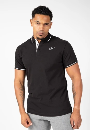 Gorilla Wear Delano Polo - Black/White