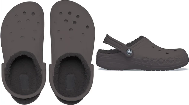 Crocs™ Baya Lined Clog Graphite - 44,5