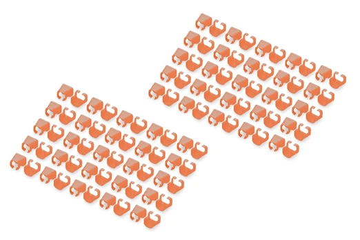 DIGITUS Farbclips für Patchkabel - Oranžinis