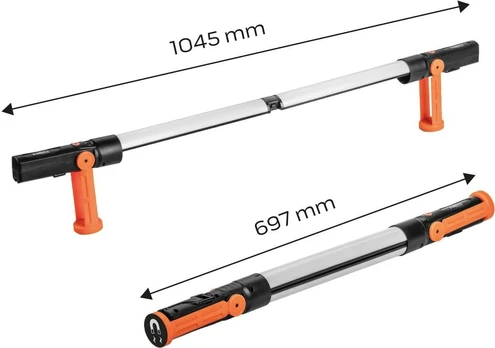 Neo Workshop lempa (Belaidė dirbtuvių lempa 2x350 lm sulankstoma SMD)