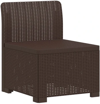 1-Vietis Sodo Sofas, Atrodo kaip Ratano PP Ruda
