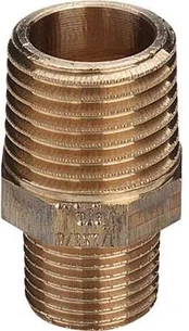 VIEGA Brystnippel 2x1 1/2"" rødgods