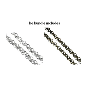 Grandinėlė, Silver Color*2 + Antique Bronze Color*2