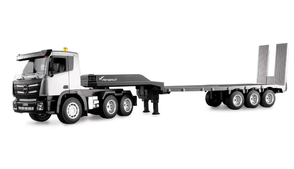 No Name RC Const. Site Tractor w/ Lowboy Trailer 1:24 RTR