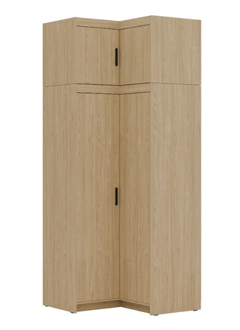 Kampinė spinta ENA 2D su antresole