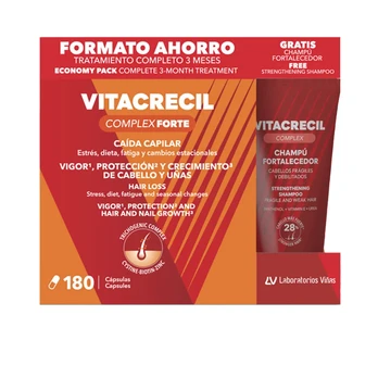 VITACRECIL COMPLEX FORTE kapsulės + šampūnas 2 vienetai
