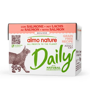 Almo Nature Daily su lašiša, 32x100g