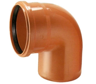 Alkūnė lauko kanalizacijai Wavin, 110 mm, 88.5 °
