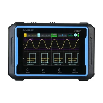 Portable 3-in-1 FNIRSI 2C53P 4.3" touchscreen oscilloscope