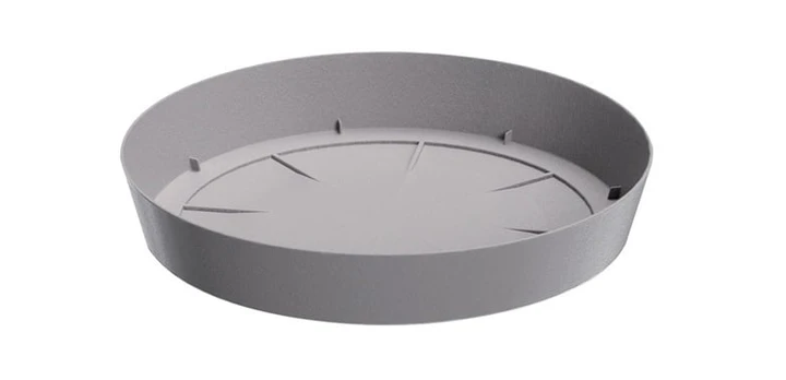 Vazono lėkštė Prosperplast, pilka, 38 cm