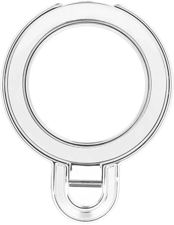Phone stand CIRCLE - stick-on - sidabrinis