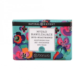 BARWA IRIS + NIACINAMIDE MOISTURIZING kūno muilas, 90 g