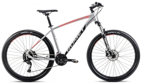 Dviratis Romet Rambler R7.4 2024 silver-red-graphite-20  / L kaina