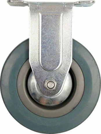VOREL KOŁO STAŁE Z SZARĄ GUMĄ 100mm