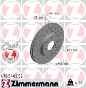 Stabdžių diskas ZIMMERMANN 470.5403.52 kaina