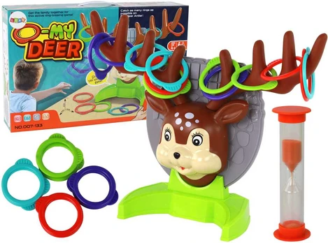 Šeimyninis žiedų mėtymo žaidimas "O-My Deer"