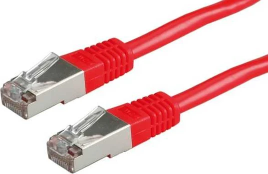 Roline PatchCord, S/FTP, Cat5e, 5m, raudona (21.15.0361)