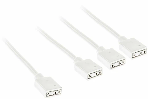 Kolink ARGB 1-3 splitter cable - 30cm, baltas