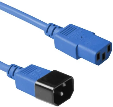 Maitinimo kabelis MicroConnect Microconnect PE1413B18 maitinimo kabelis mėlynas 1,8 m C13 panelinis
