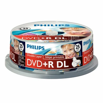 DVD+R Philips DR8I8B25F/00 (8,5 GB)