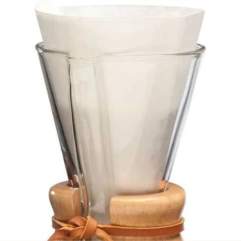Chemex FP-2 Unfolded Half Moon filtravimo popierius, 100 vnt