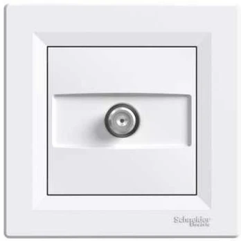 Schneider Electric antenos lizdas Asfora Sat 1dB galas baltas (EPH3700121)