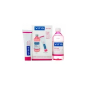 Vitis Pack Gums Paste 100ml + Burnos skalavimo skystis 500ml kaina