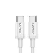 UGREEN USB-C to USB-C + USB-A Cable QC 3.0 PD 3A 1m (White) kaina