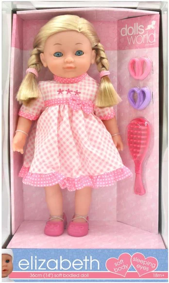DOLLSWORLD Lėlytė Elizabeth, 36 cm
