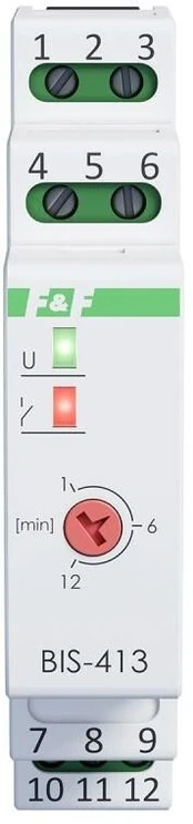 FF Bistabilus relės jungiklis BIS-413M-LED 24 V