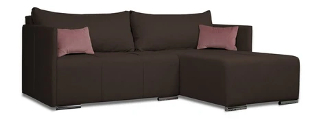 Kampinė sofa Deka-Sturis ruda