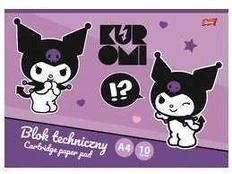 Unipap Techninis blokas A4/10K 190g/m2 Kuromi (10 vnt.)