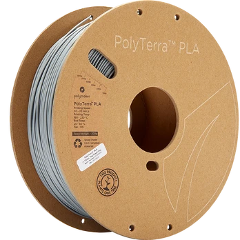 Polymaker PolyTerra PLA - 1kg - 1.75mm - Fossil Pilkas