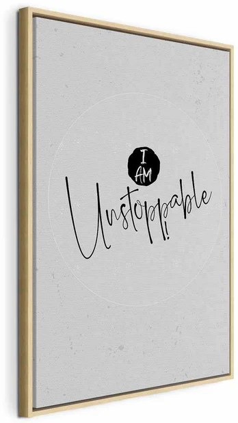 Artgeist Paveikslas - I Am Unstoppable (1 Part) Vertical