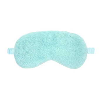 Bijoux Indiscrets Fluffy Mask Powder Blue Soft Touch Adjustable Band