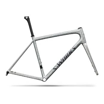 S-Works Aethos 2 rėmas | Gloss Silver Blurred Impasto - Black Pearl, 52