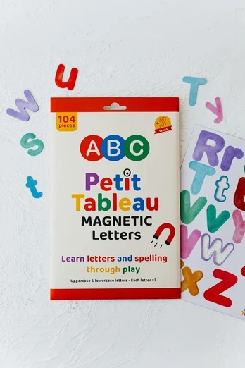 Magnetinių raidžių rinkinys vaikams, 104 vnt.