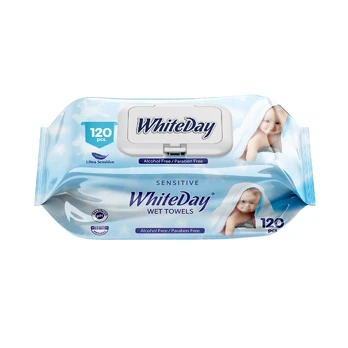 WHITEDAY SENSITIVE drėgnos vaikų servetėlės (120 vnt.)