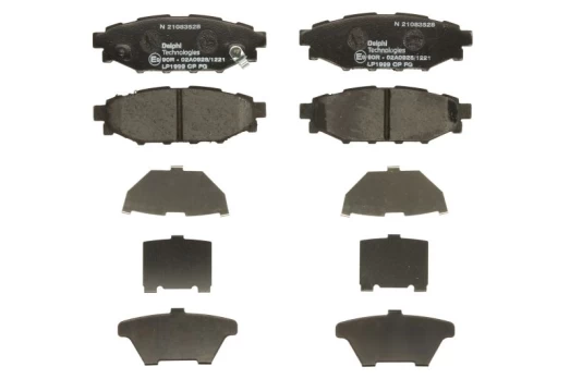 DELPHI LP1999 Brake pad set