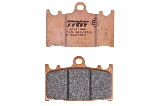 Brake pads MCB602TRQ TRW sinter, intended use: racing