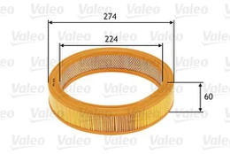 Oro filtras VALEO 585620 kaina