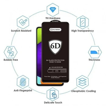 6D Pro Veason Glass - for Iphone 12 / 12 Pro black