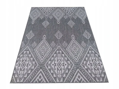 Dvipusis kilimas Zara 160X220 cm, pilkas