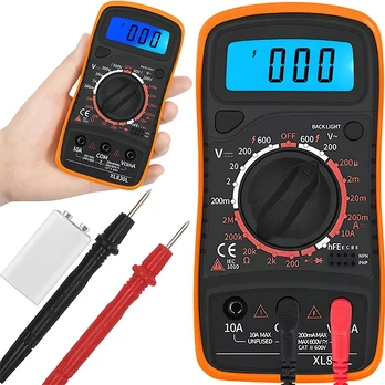 RTO Miernik prądu multimetr lcd cyfrowy universalus -e570