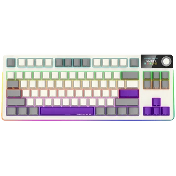 LORGAR KBP70TKLW, Wireless TKL Mechanical Gaming Keyboard Pro, Beige, EN layout