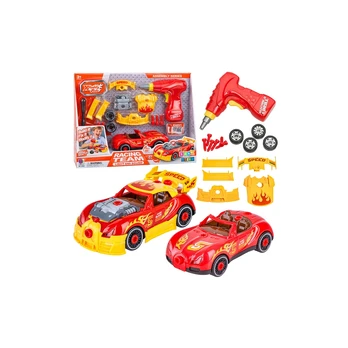 Lean Toys Car Tuning Kit Car Screwdriver Lights