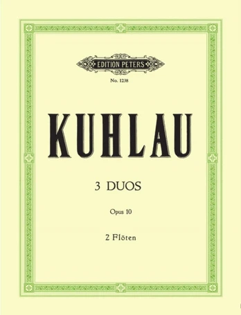 3 Duos for 2 Flutes Op. 10