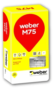 Mūro mišinys WEBER M 75, 25 kg kaina